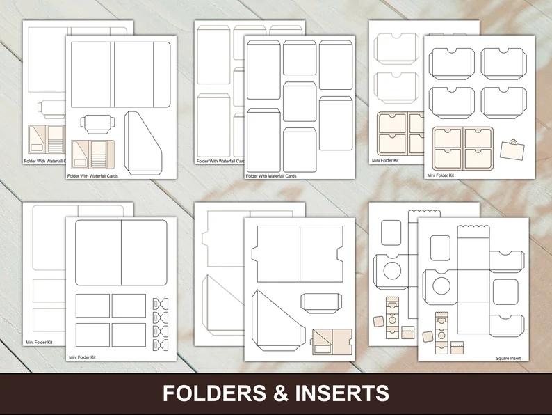 (Best Seller) Junk Journal Mega Template Full Kit (75 Pages) - Create Unlimited Folios, Envelopes, Pockets & Interactive Pages | PNG · SVG · PDF