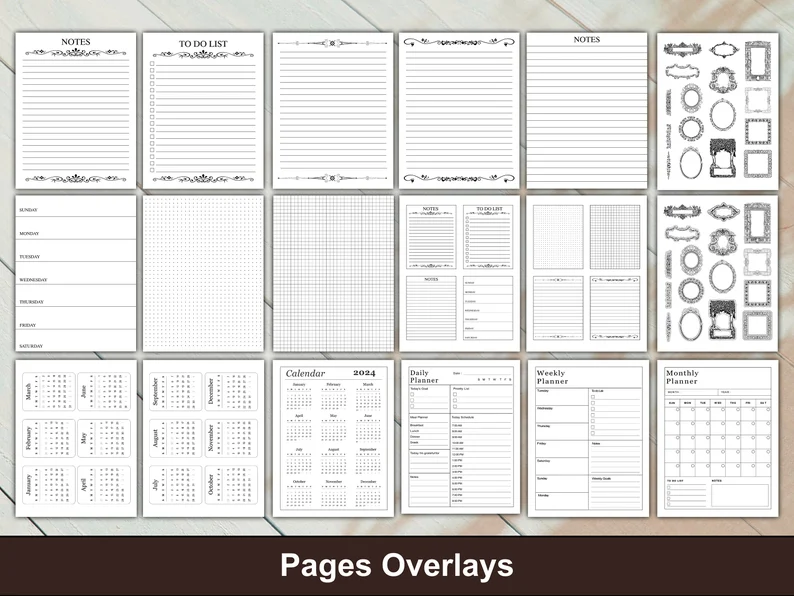 (Best Seller) Junk Journal Mega Template Full Kit (75 Pages) - Create Unlimited Folios, Envelopes, Pockets & Interactive Pages | PNG · SVG · PDF